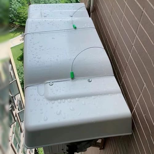 Housse de protection climatiseur extérieur étanche avec auvent pour pompe à chaleur - 5