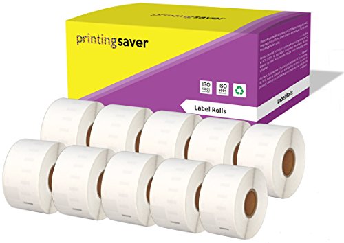 10 Compatibles Rollos 99012 S0722400 36mm x 89mm Etiquetas para Dymo LabelWriter 4XL 450 400 330 320 310 Twin Turbo Duo Seiko SLP 450 430 420 400 240 220 200 120 100 Pro Plus (260 Etiquetas por Rollo) Cover