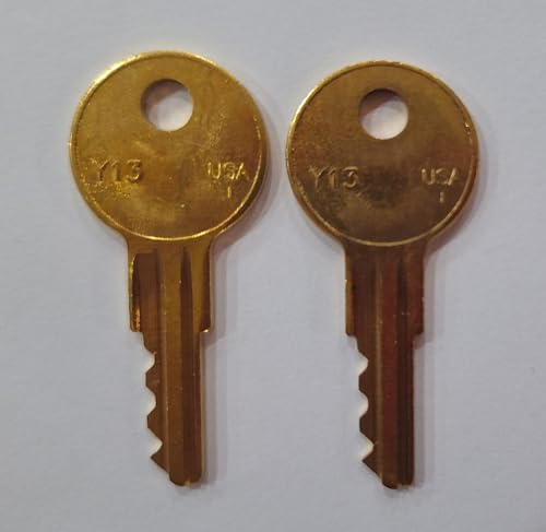 Generic CH501 - CH520 Key 2 New Keys ONLY for Delta & Northern Tool Box Truck Key (CH519), Brass