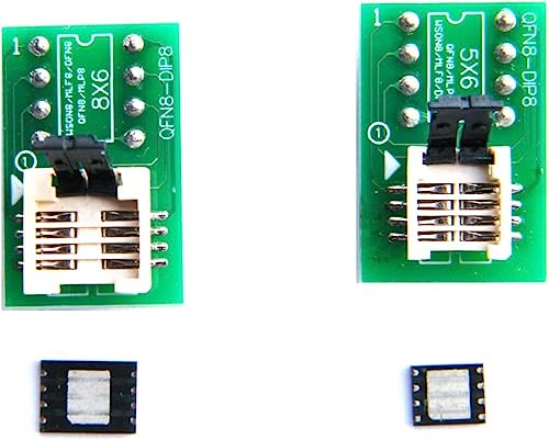 Adaptador DFN8 WSON8 a DIP8 de 6x5mm para recuperar BIOS sin dañar el chip