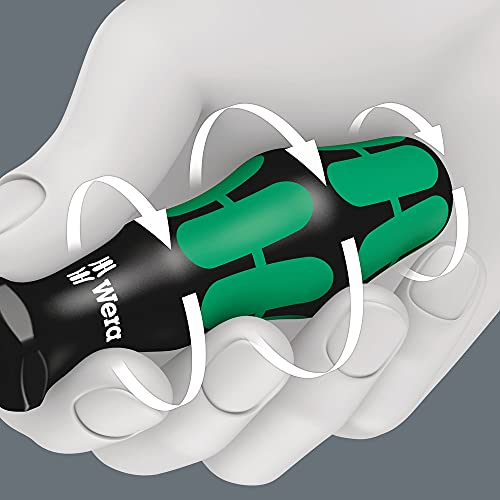 Image of WERA 05009310001 355 PZ Screwdriver for Pozidriv Screws, PZ 1 x 80 mm