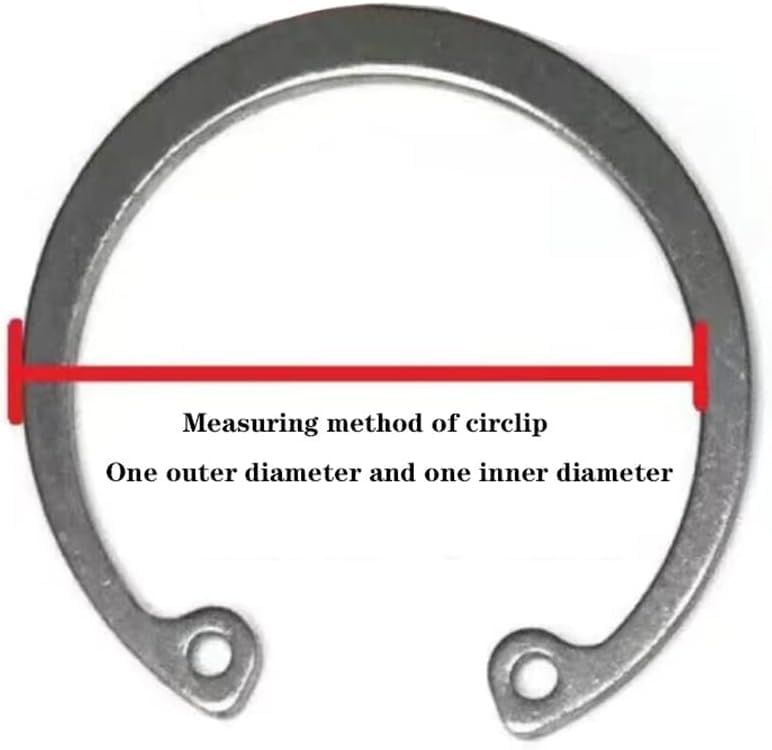 Retaining Rings, External Retaining Rings, Snap Stainless Steel C(50pcs M14)