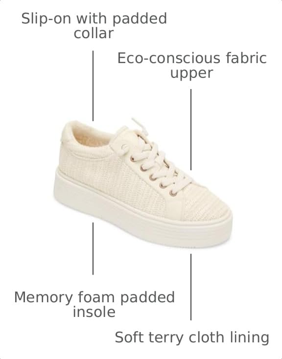 Image of Roxy Women's Sheilahh Platform Slip On Sneakers