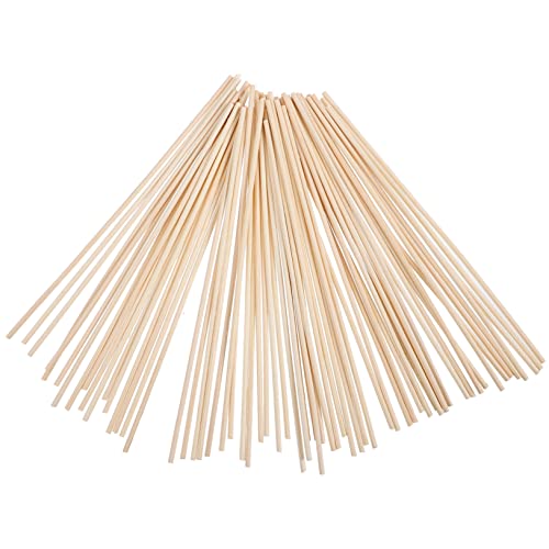 Cabilock 100pcs Diffuser Sticks Natural Rattan Fragrance Sticks for Essential Oils for Weddings and Events Release Accessory
