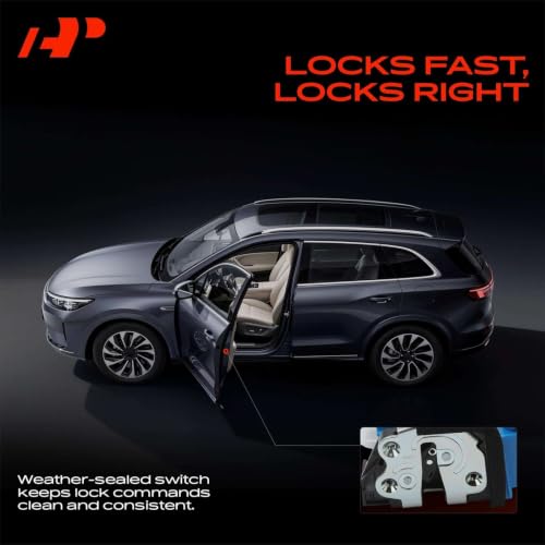Image of A-Premium Door Lock Latch Actuator Compatible with Kia | for Kia Vehicles - Rio 2012-2017, 6 Pins - Front Driver and Passenger Side, 2-PC Set