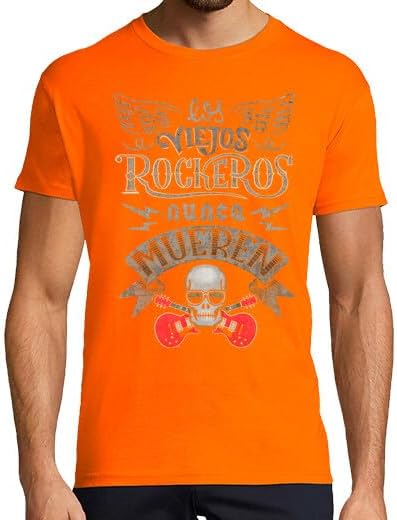 Latostadora Camiseta Manga Corta Los Viejos Rockeros Nunca Mueren Para Hombre - Gris Vigoré XS - Ref. 1642246-P