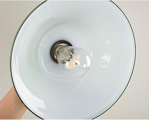 Miniatura 6 de Lámpara colgante de cristal verde jade retro americano nostálgico industrial para restaurante, lámpara creativa para bar, lámpara colgante para