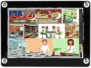 3.5inch LCD Display,1080P IPS 60fps 3.5 inch HDMI LCD Screen Display+ Black Acrylic Case,Support HDMI Output,Audio Output,Support WIN7/WIN10 for Raspberry Pi