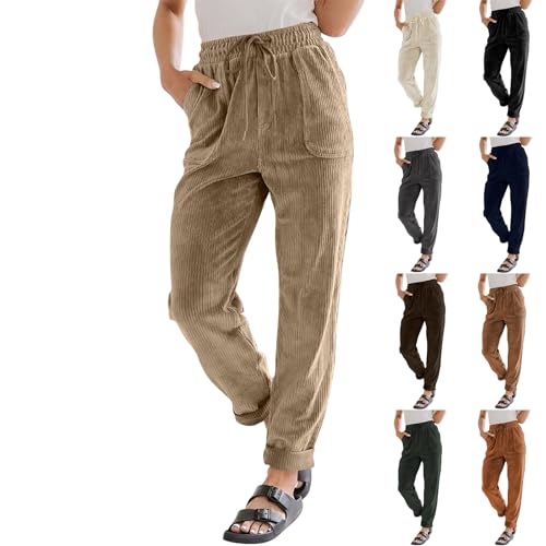 パンツ 19SO 24/7 corduroy wide slacks size L Amazon.com: Women's Corduroy Pants Casual Straight Leg Pants