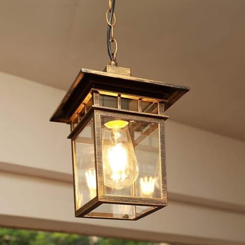 Plafond étanche en aluminium pour protéger votre éclairage de patio rétro