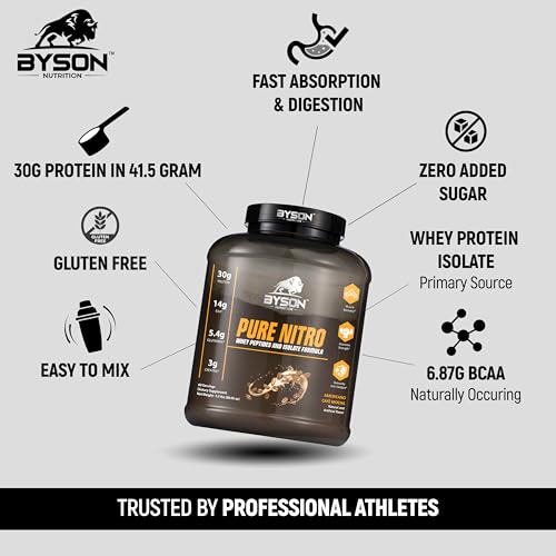 Byson Nutrition Pure Nitro Whey Protein 2.49 kg - Image 3