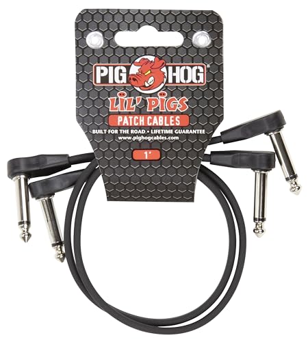 Pig Hog Lil Pigs Zestaw 2 kabli przyłączeniowych o niskim profilu 0,3 m