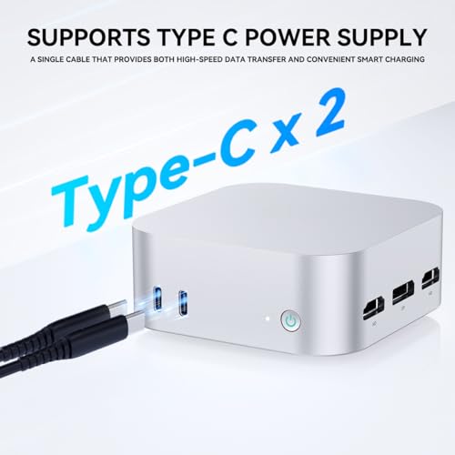 Image of Mini PC Computers N95(Beats N100, 3.4GHz), 12GB LPDDR5 RAM 512GB M.2 SSD Mini Desktop Computer, 4K HDMI DP /3 x USB3.2 Wi-Fi 6 /BT 5.2 (N95, 12GB+512GB)