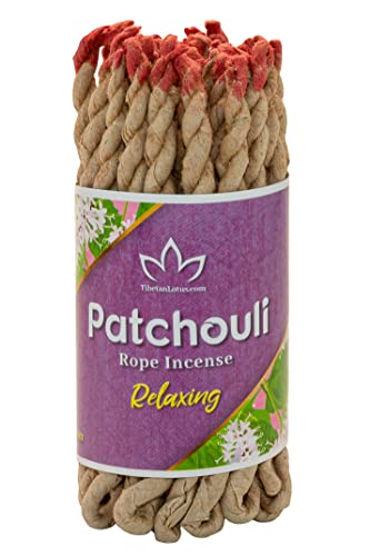 Tibetan Rope Incense 4 Scent Bundle (200Pcs Total) By Tibetan Lotus Aromatherapy. Sandalwood, Patchouli, Cedar & Juniper. Promotes Wellness And Peacefulness Through Purifying Scents. #TOP4