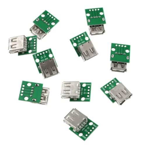 Adaptador placa breakout USB 2.0 tipo A hembra x10 miniatura 1