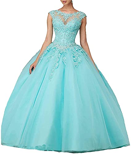 Image of QXMYOO Ball Gown Quinceanera Dresses Sweet 16 Prom Party Princess Dress for Teens