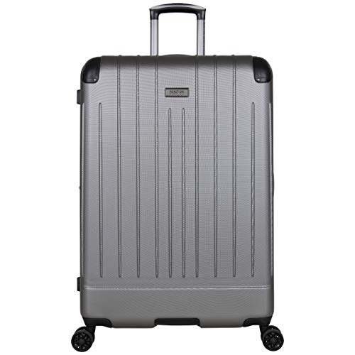 Kenneth Cole Reaction Flying Axis Collection Lightweight Hardside Expandable 8-Wheel Spinner Luggage, Silver, 28-Inch Checked の商品画像 2