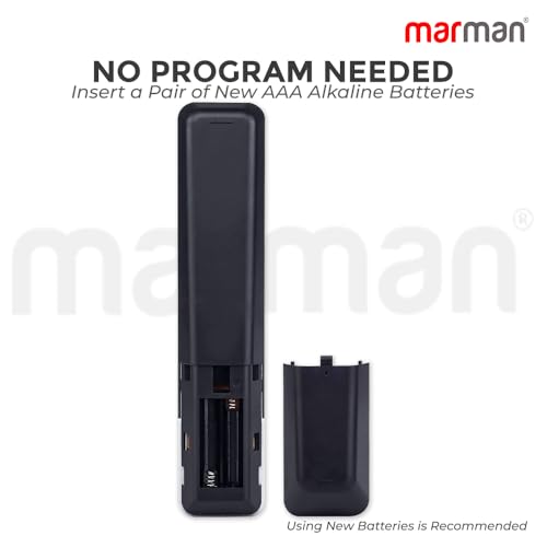 Image of marman Compatible with Skyworth Smart Tv Remote Suitable for 4K LED UHD Television No Voice Command or Bluetooth Connection with Netflix Prime Video YouTube and Google Play Hot Keys Without Pairing