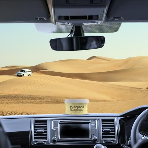 Image of AIRGANIC Aroma Cube - Arabic Oud Organic Air Perfume - 40g | Leakproof Car Air Freshener | Long-Lasting Fragrance | Freshen Up Your Car, Home & Office | Car Accessories Interior 2026