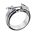 ROADFORMER 5 inch V Band Clamp - 2 sets of Quick Release V band Exhaust Clamp Stainless Steel with Flanges for Automotive exhaust system, turbocharger, downpipe and mufflers (5