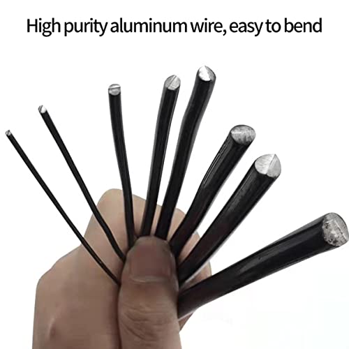 Ecyc 3.5Mm X 10M Aluminum Bonsai Wire, Black Anodized Aluminum Bonsai Training Wire For Bonsai Plants #TOP6