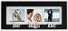 Malden Live-Laugh-Love 3-Picture Wood Frame, 2-by-3-Inch, Black