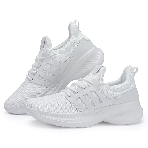 Image of Casbeam Mens Running Shoes Comfortable Lightweight Breathable Walking Shoes Lace-up Shoes Mesh Workout Casual Sports Shoes