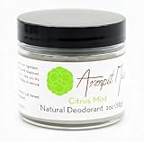 Armpit Mud Natural Deodorant for Women and Men with Bentonite Clay Absorbs Wetness Naturally 2 OZ Jar Paraben Free Phthalate Free (Citrus Mint)