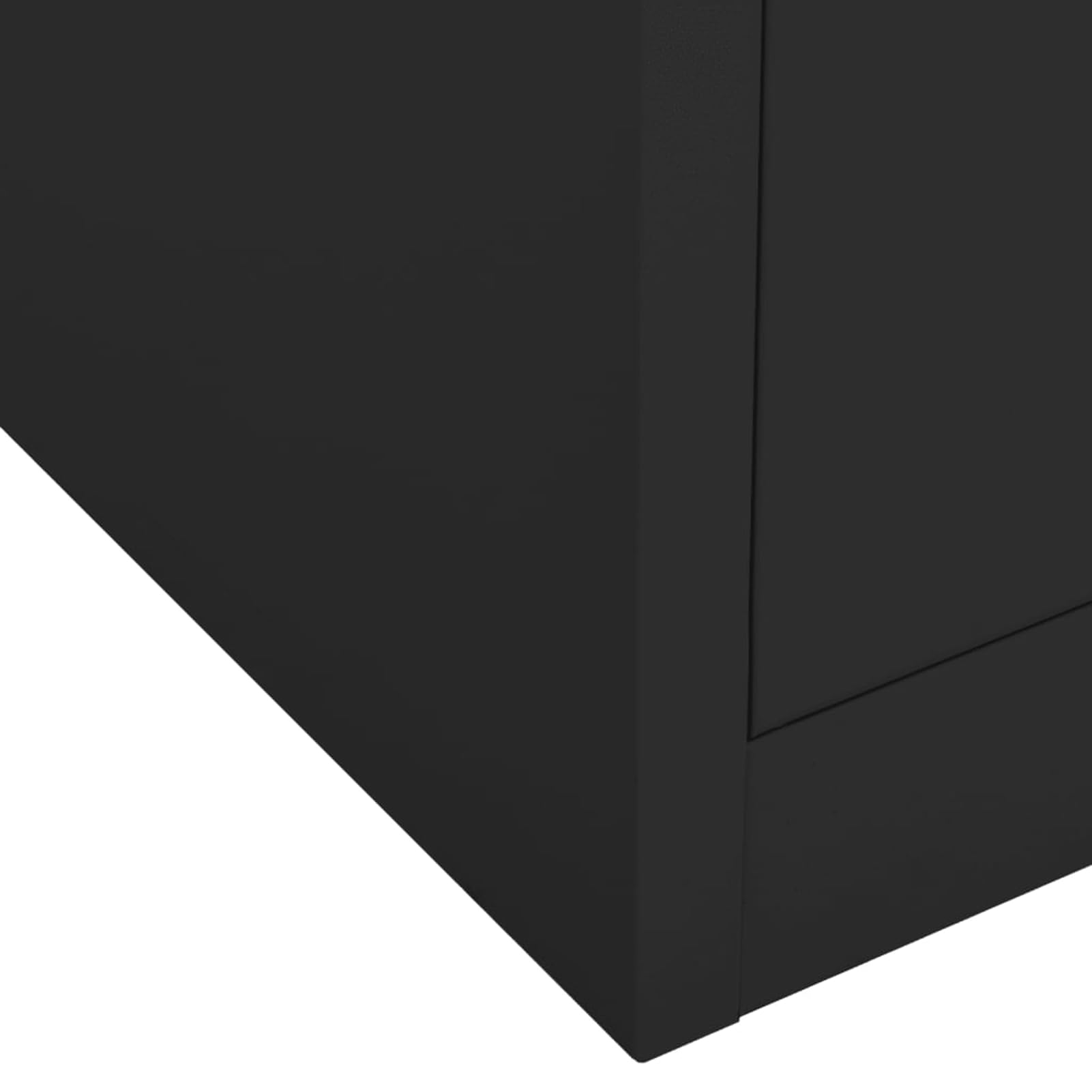 Büroschrank Anthrazit 90x40x102 cm Stahl Model336408