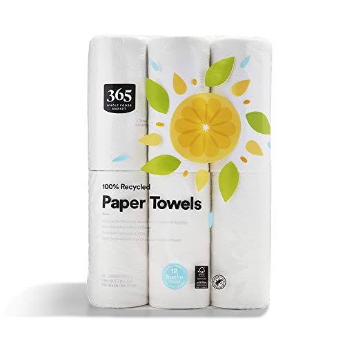 365 Jumbo 160-Sheet Recycled Towels