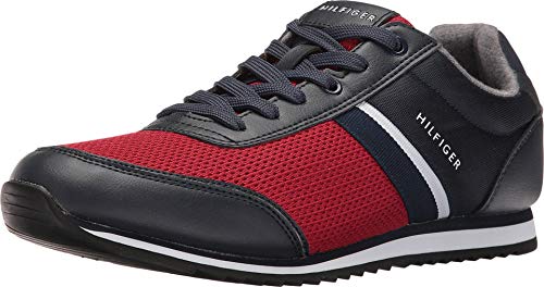 Tommy Hilfiger Men's Fallon Fashion Sneaker, Red, 10 M US