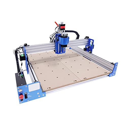 YIYIBYUS Pro 4040 CNC Router Machine,3-Axis Aluminum Frame USB Router Engraver, 75W High-power Spindle Moto,Air Cooling System for Carving Cutting Wood Acrylic MDF Nylon