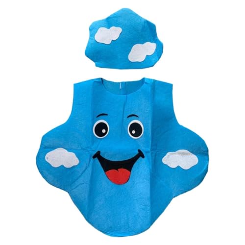 Allayu Disfraz Infantil de Cosplay para Fiestas temáticas. Conjunto de Disfraz Adorable para bebés y niños en Edad Preescolar. Incluye Abrigo sin Mangas para Halloween.