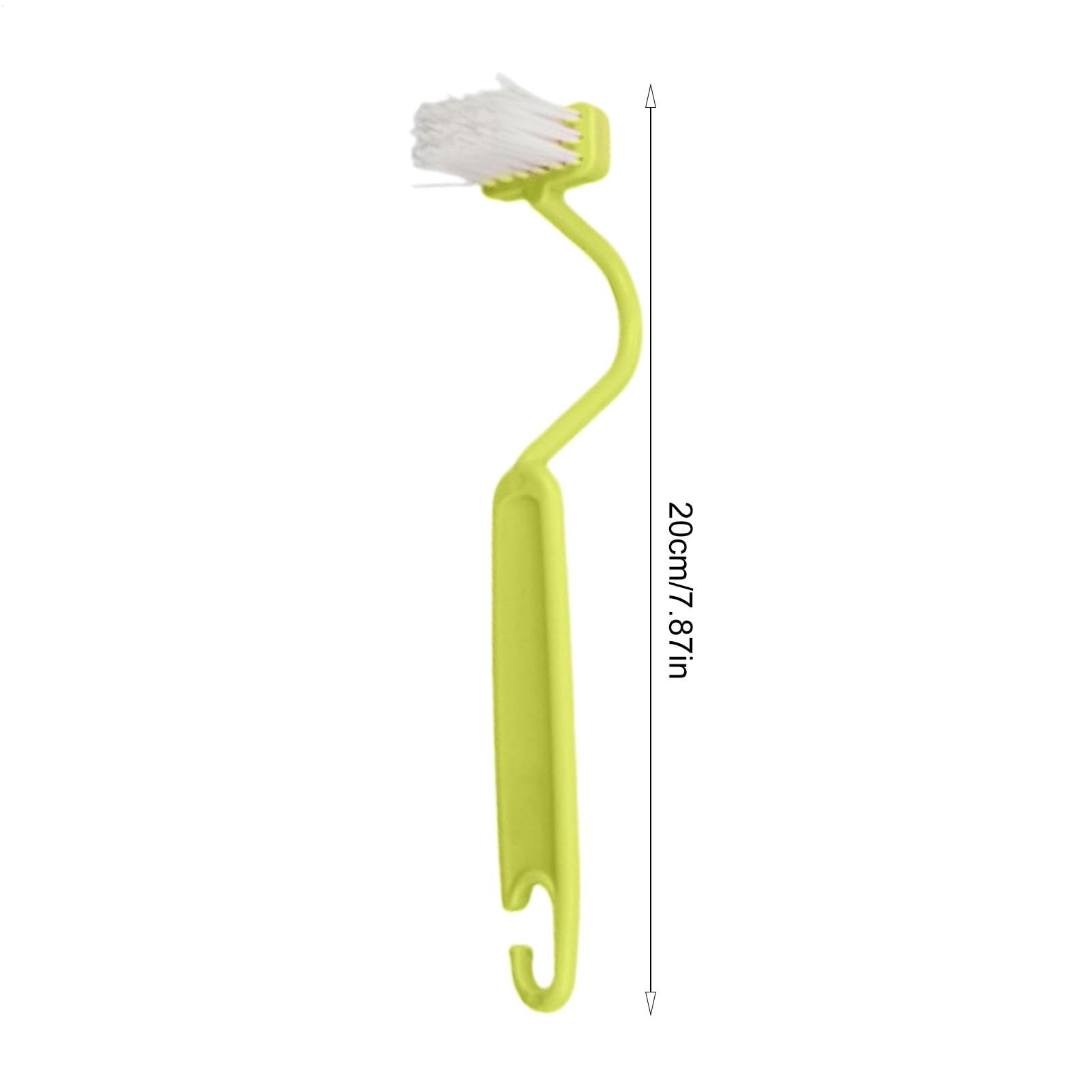Spazzola Per WC Curvy Con Manico Lungo 41 Cm, Testa Emisferica - Per Pulizia Sotto Il Bordo E Angoli, Bianco - 3