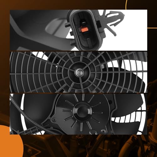 Image of maXpeedingrods Radiator Cooling Fan Assembly for Mitsubishi Pajero Sport L200 Triton MN123607