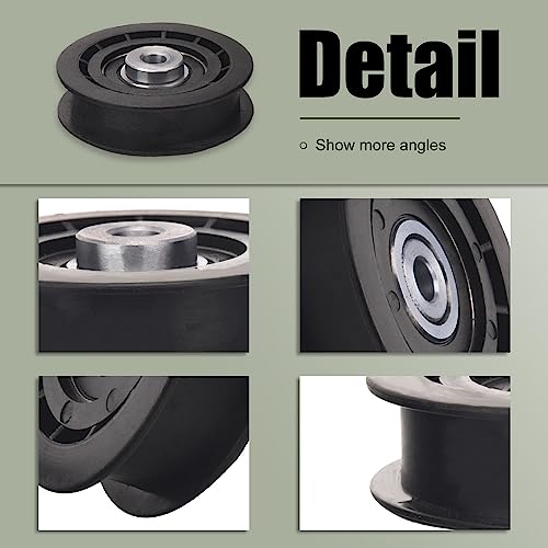 ZHIXING 120-7082 Idler Pulley for time-Master 30\" Lawn mowers Compatible with Toro Turf-Masters - Exmark Commercial 30 Walk-Behind for ECKA30 21199HD 21200 22200 22210 22215 20977 Models - Thumbnail 2