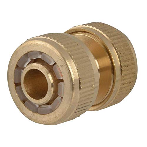 Faithfull FAIHOSEMEND Brass Hose Connector / Mender 12.7 mm (1/2 Inch) Diameter, Small