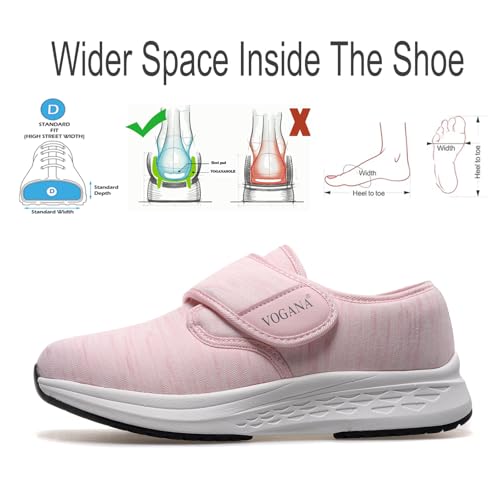 Diabetic Shoes for Women Walking Orthotic for Swollen Feet | Foot Pain Relief2