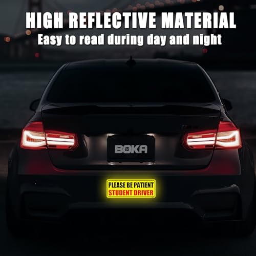 image for BOKA Student Driver Magnet for Car, 9