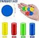 400 Stück Poker Chips, 4 Farben 0,98 Zoll, Spielchips Casino Chips aus Kunststoff, Zählchips für Kinder Bingo-Chips, Blanko Zählchips für Mathematik Kinder Lehrer Belohnung Party Spielbelohnung