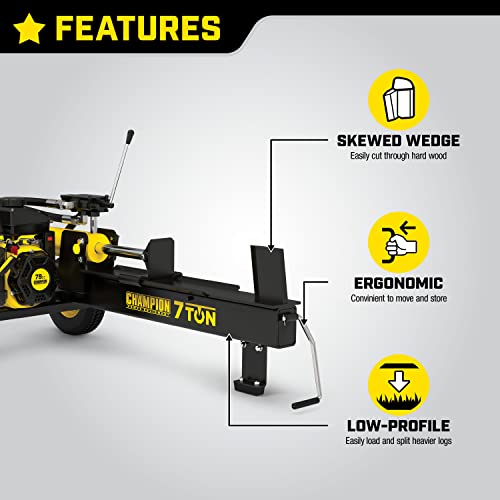 Champion Power Equipment 7-Ton Compact Horizontal Gas Log Sp