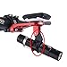 HOUSON 4pcs Flashlight Mount Holder, Bicycle Torch Holder Bracket Universal Bike Handlebar Flashlight Holder