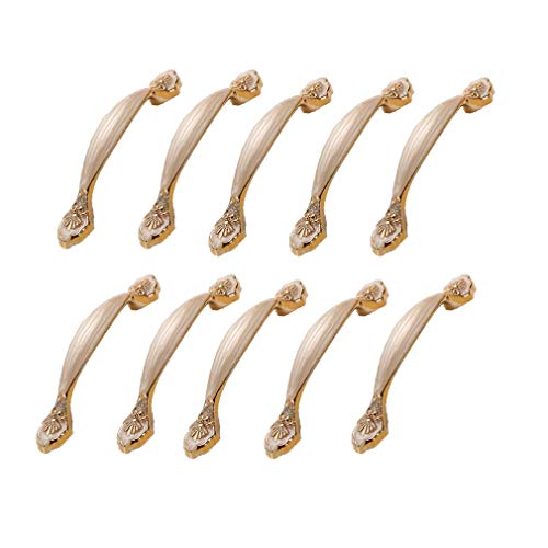 Poignées tiroir d'armoire rénovation boutons porte meuble TV cuisine 10x vis