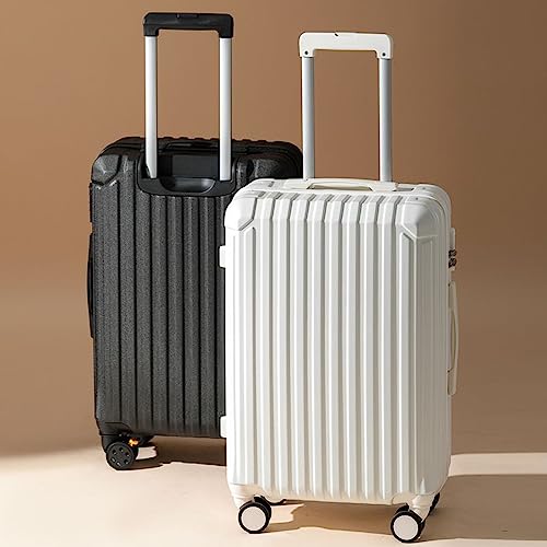 Luggage, 24-inch Trolley Case for Girls, Strong and Durable Suitcase, Large-Capacity 26-inch Male Student Boarding Code (Blue 24 inches)4