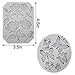 5 Pack Butterfly Rose Flower Stems Birds Blossoms Silicone Fondant Mold, for Making Chocolate Fondant Jelly Polymer Clay Soap Crafting DIY Projects and Cake Decoration