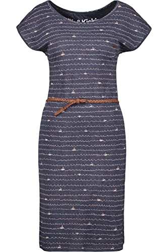 ALIFE and Kickin ElliAK B Shirt Dress Damen Sommerkleid, Kleid Marine...