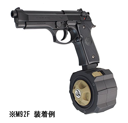 Amazon | HFC Airsoft Beretta M92F用 145連ガスドラムマガジン