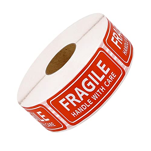 VILLCASE Packaging Stickers 500pcs Fragile Adhesive Labels Handle Care Shipping Moving Box Labels