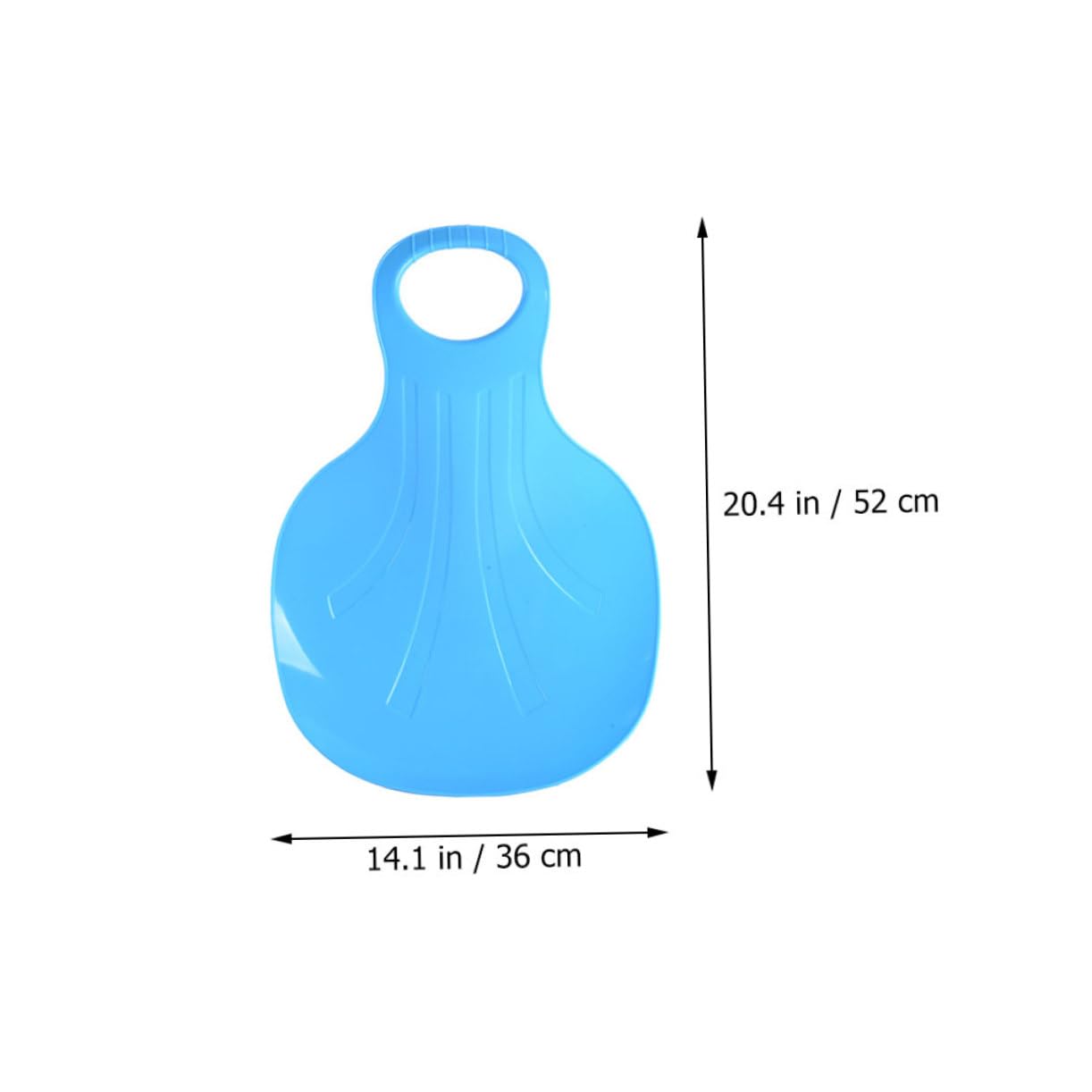 NAMOARLY Winter Sled Playthings 2 Pack Snowboard Toys for Boys and Girls Adults Sturdy Sliding Boards