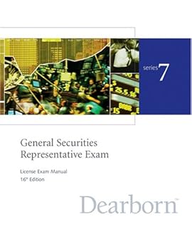 Paperback Series 7 General Securites Representative Exam License Exam Manual Book